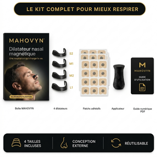 Kit Mahovyn — Dilatateur Nasal Magnétique